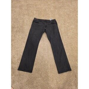 Guess Los Angeles Jeans Slim Straight Del Mar Fit Mens Size 38x34 Black